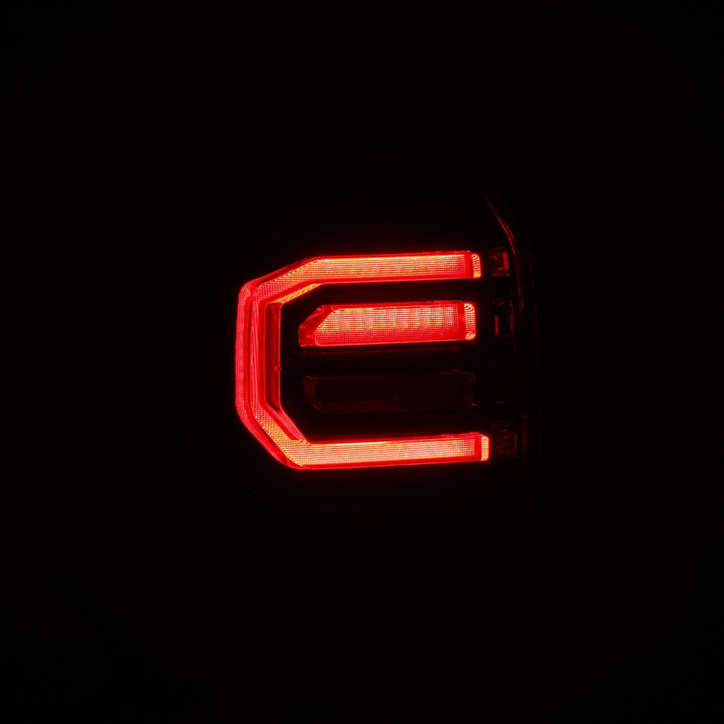 AlphaRex 25-26 Toyota 4Runner TOPO-ETCH NOVA-Series Prismatic LED Tail Lights Black Clear