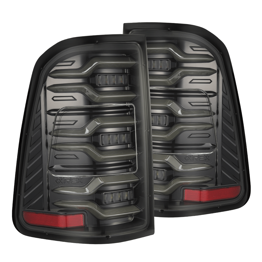 AlphaRex 25-26 Ram 1500 LUXX-Series LED Tail Lights Alpha-Black
