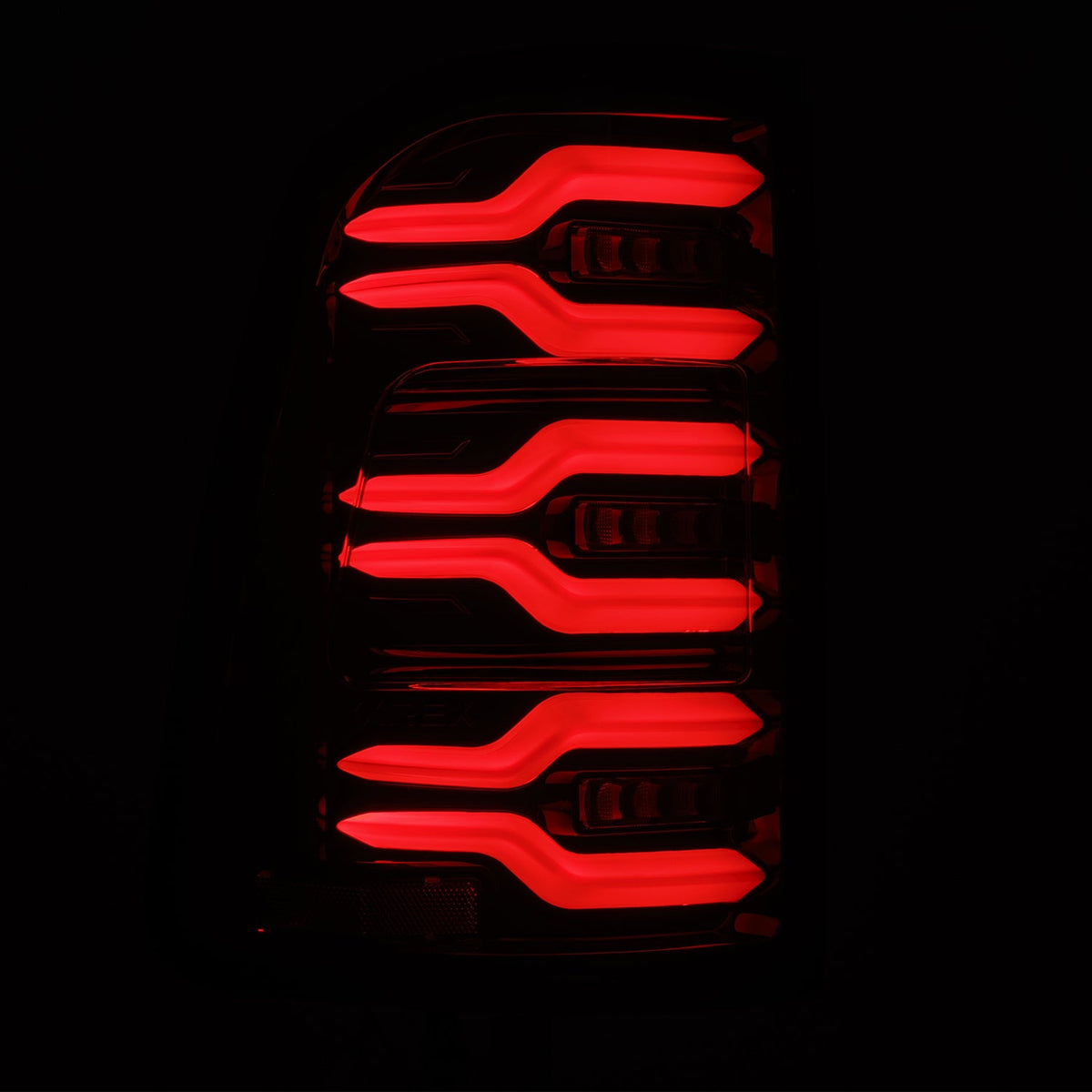 AlphaRex 25-26 Ram 1500 LUXX-Series LED Tail Lights Black Smoke
