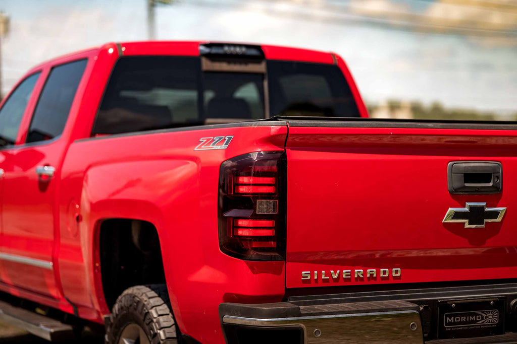 Morimoto 14-18 Chevrolet Silverado 1500 XB LED Tail Lights (Red)