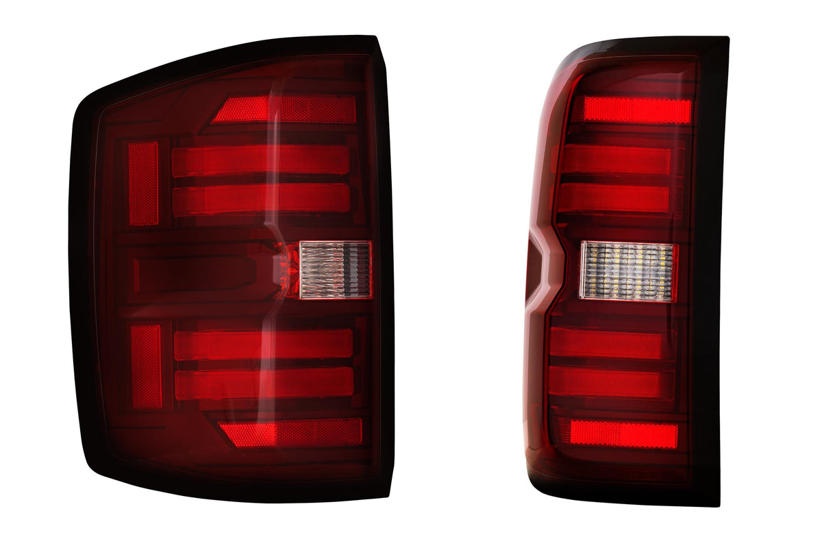 Morimoto 14-18 Chevrolet Silverado 1500 XB LED Tail Lights (Red)
