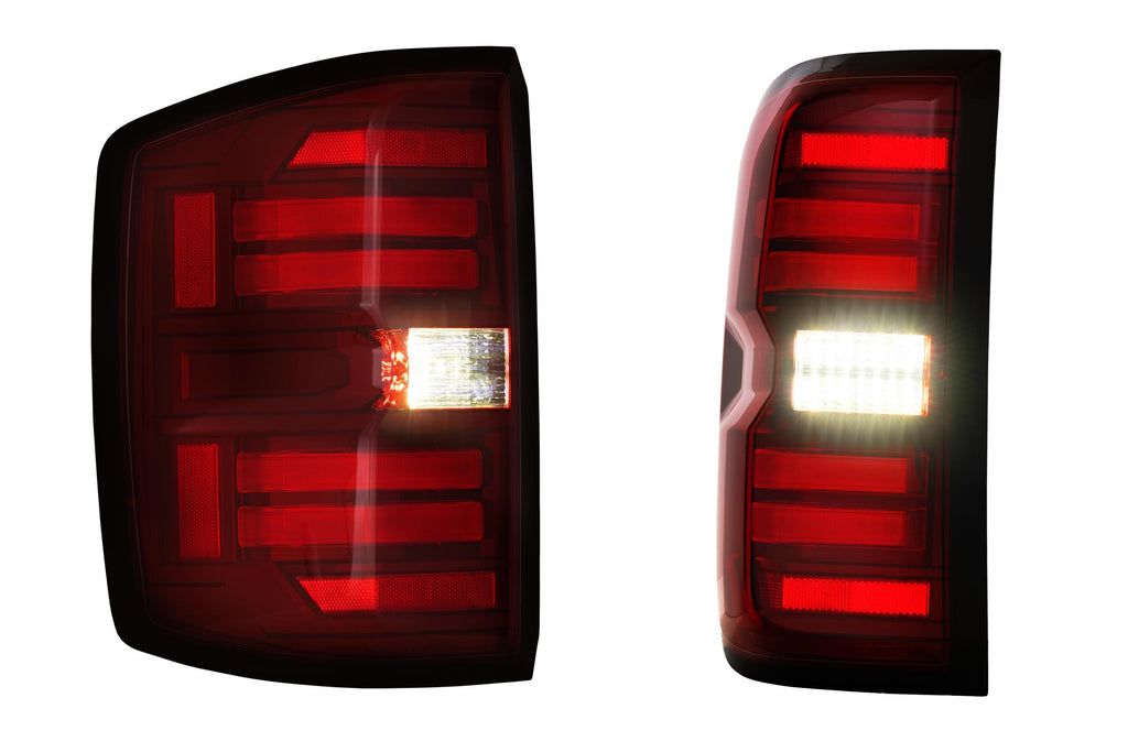 Morimoto 14-18 Chevrolet Silverado 1500 XB LED Tail Lights (Red)