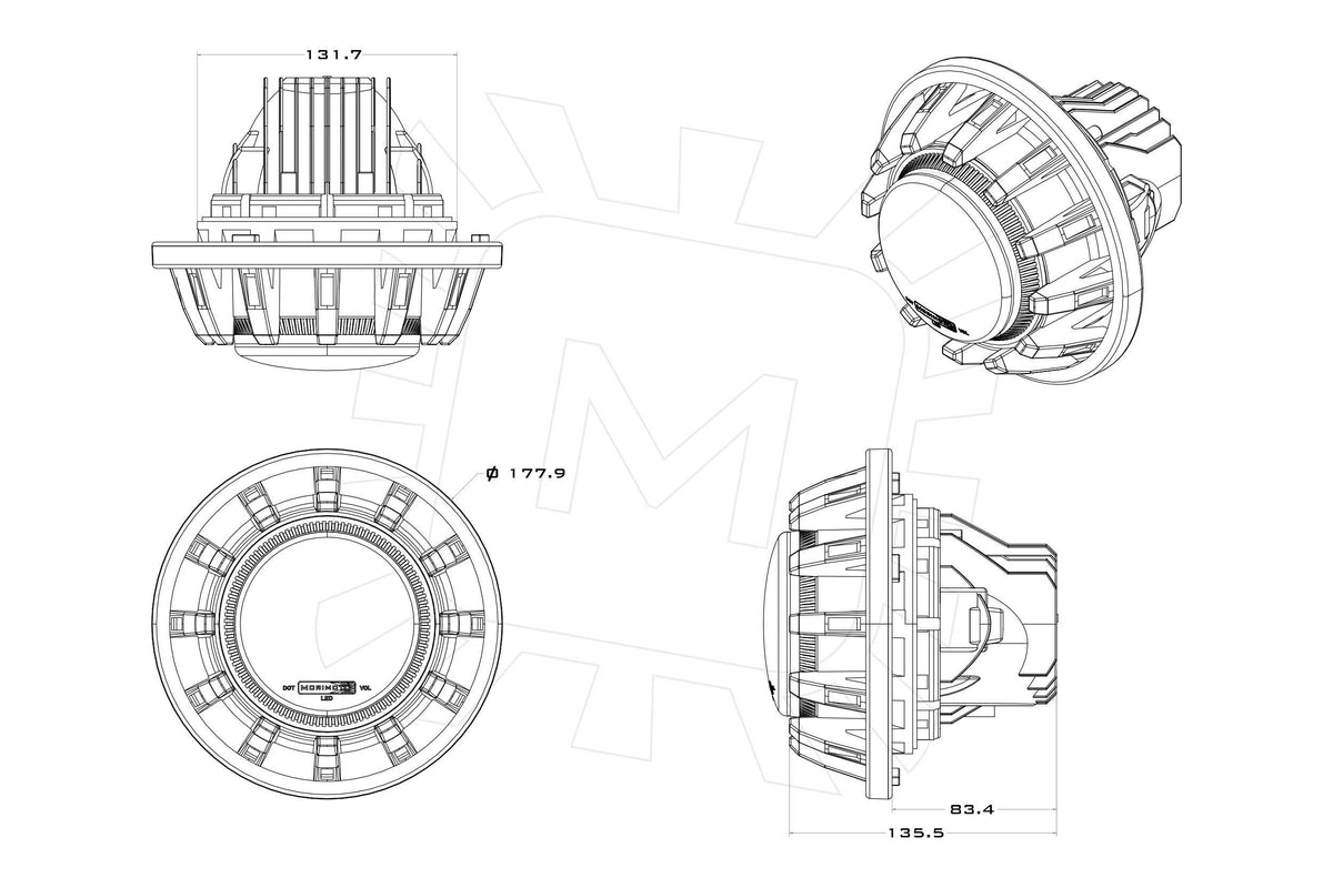 Morimoto Super7 Bi-LED Headlight