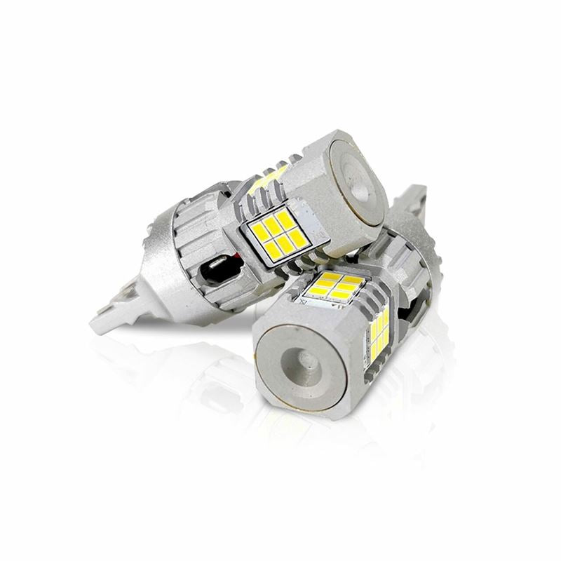 7440 7443 White LED Backup Reverse Light Bulbs Error Free (2 Pack)