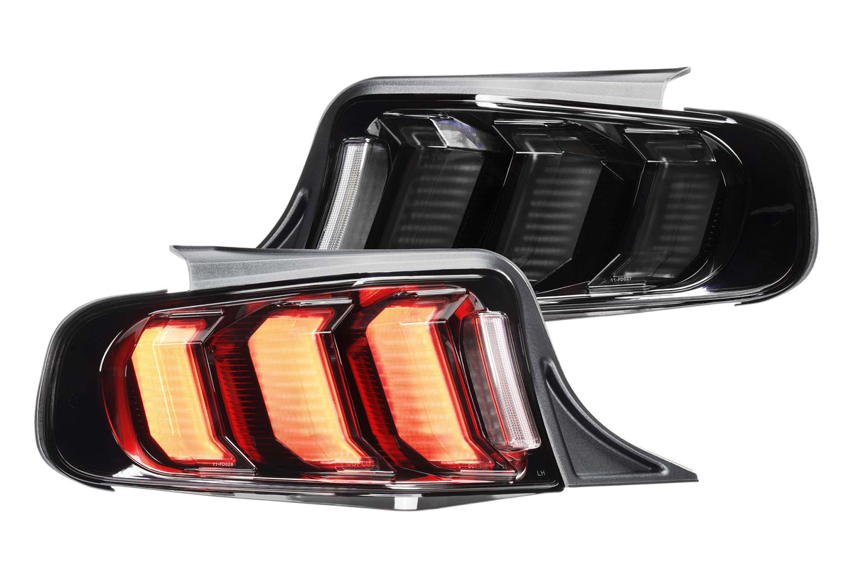 Morimoto 10-12 Ford Mustang Facelift XB LED Tail Lights (Smoked)