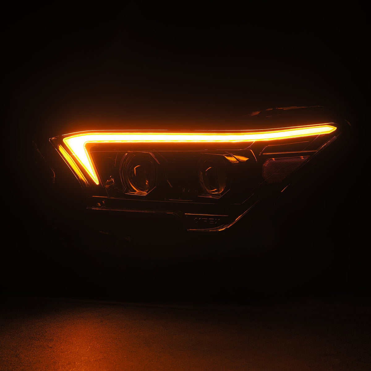 AlphaRex 24-26 Toyota Tacoma / 25-26 4Runner OG-Style LUXX-Series LED Projector Headlights Alpha-Black