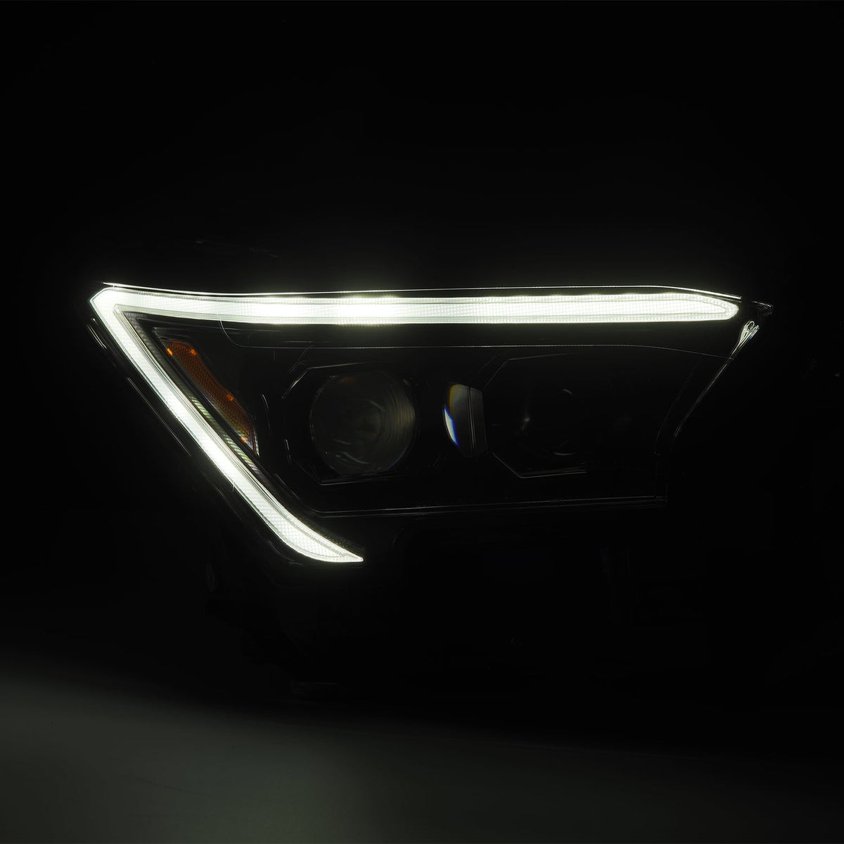 AlphaRex 24-26 Toyota Tacoma / 25-26 4Runner LUXX-Series LED Projector Headlights Alpha-Black