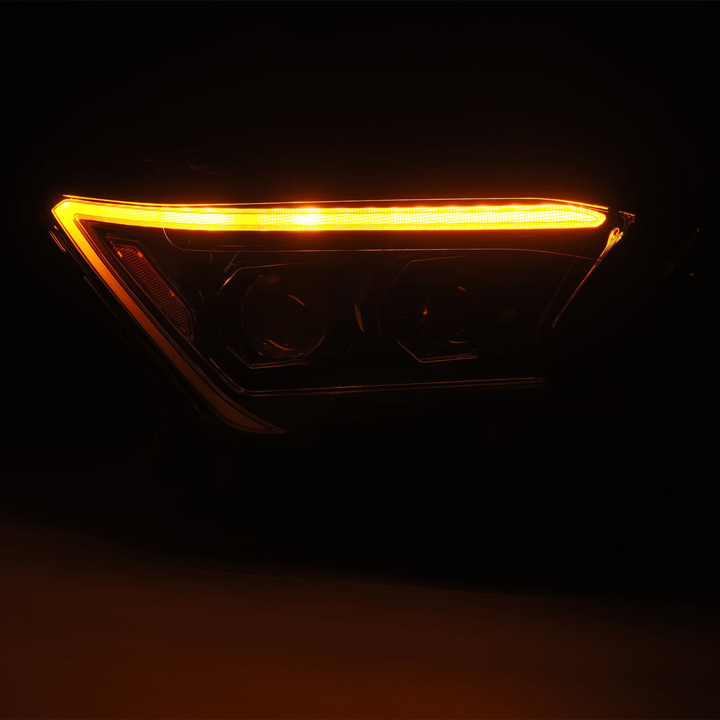 AlphaRex 24-26 Toyota Tacoma / 25-26 4Runner LUXX-Series LED Projector Headlights Alpha-Black