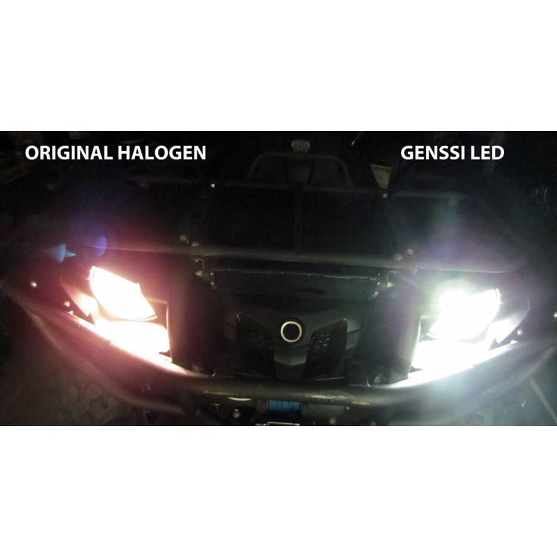 H6M 70023 100W LED Headlight Bulbs (2 Pack)