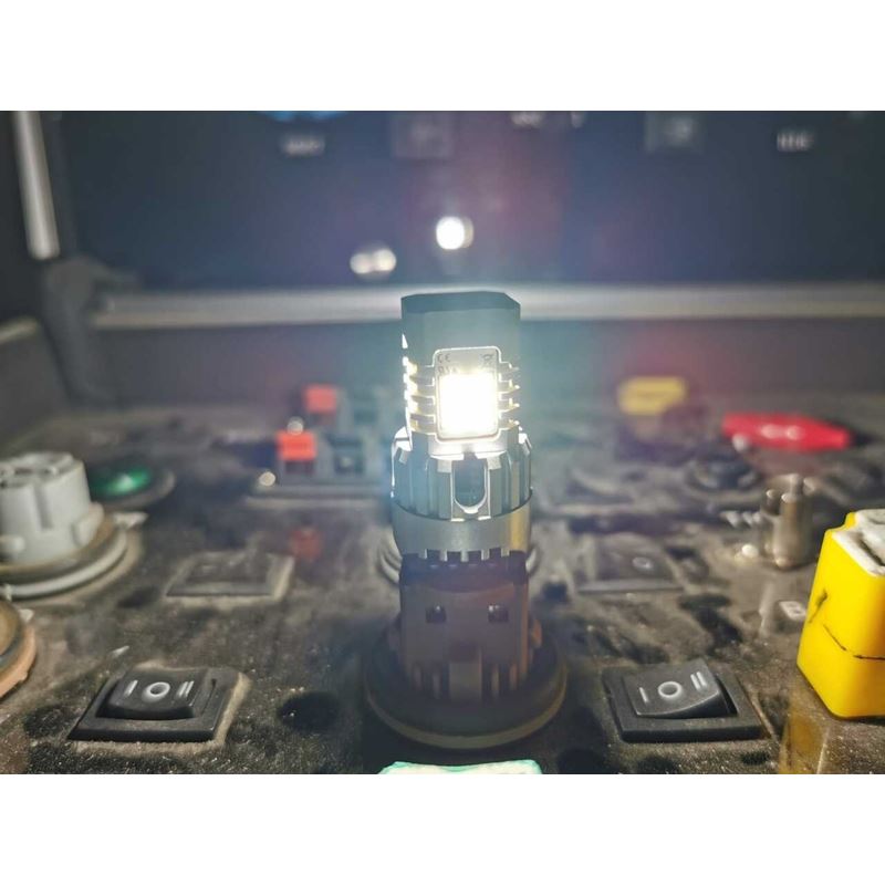 7440 7443 White LED Backup Reverse Light Bulbs Error Free (2 Pack)