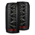 AlphaRex 87-96 Ford F-Series/Bronco LUXX-Series LED Tail Lights Alpha-Black