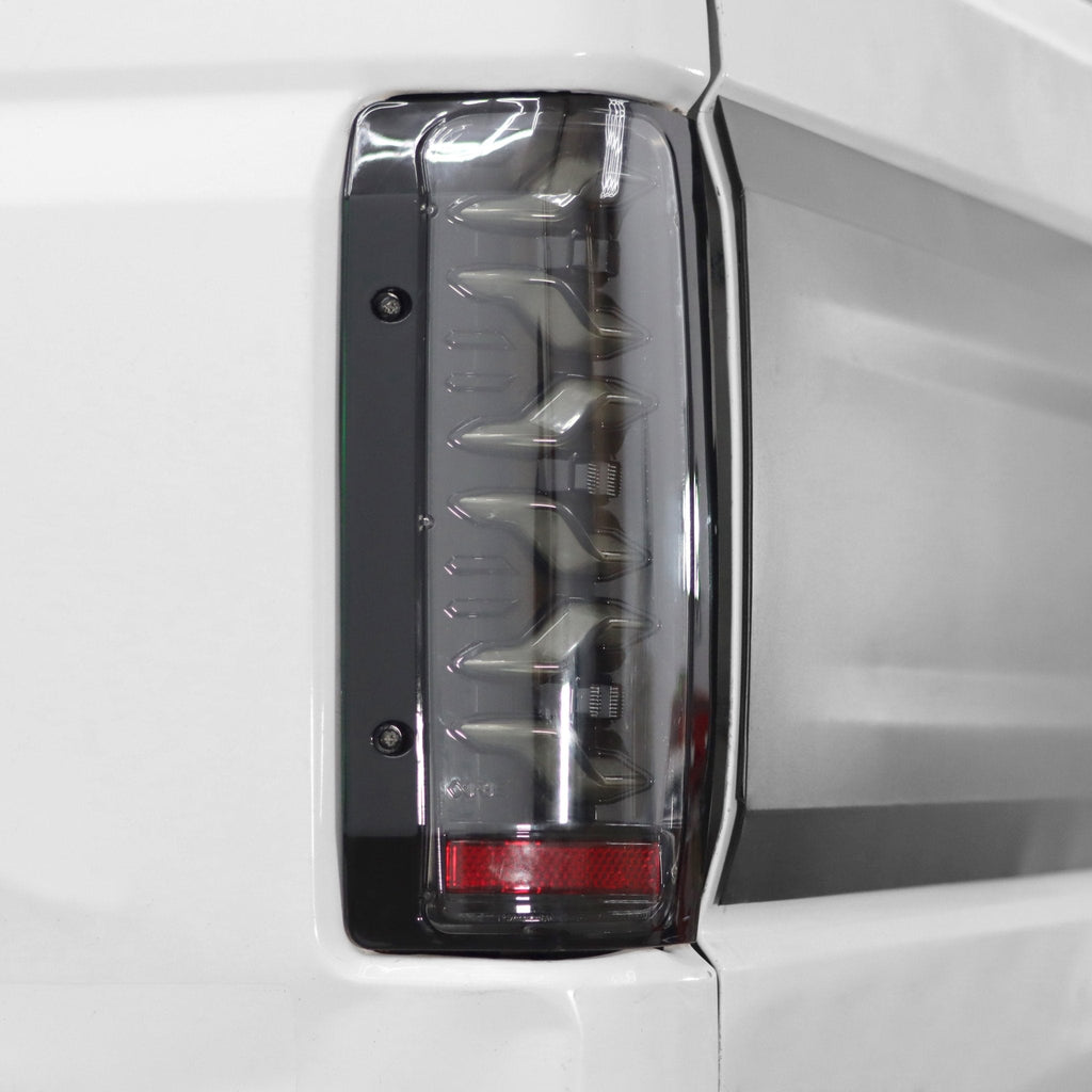 AlphaRex 87-96 Ford F-Series/Bronco LUXX-Series LED Tail Lights Alpha-Black
