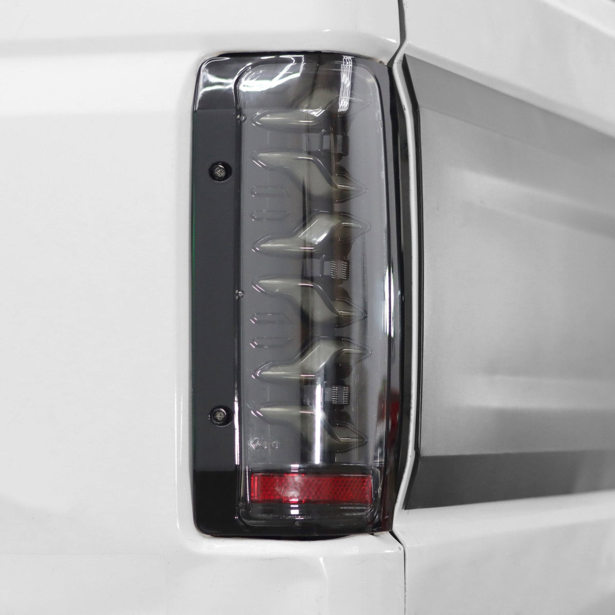 AlphaRex 87-96 Ford F-Series/Bronco LUXX-Series LED Tail Lights Black Smoke