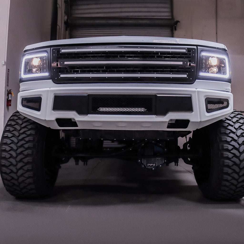 AlphaRex 92-96 Ford F-Series/Bronco LUXX-Series LED Projector Headlights Chrome