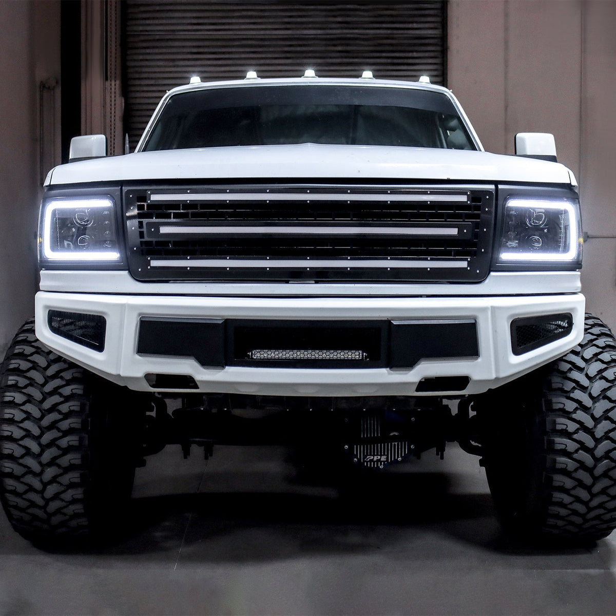 AlphaRex 92-96 Ford F-Series/Bronco LUXX-Series LED Projector Headlights Chrome
