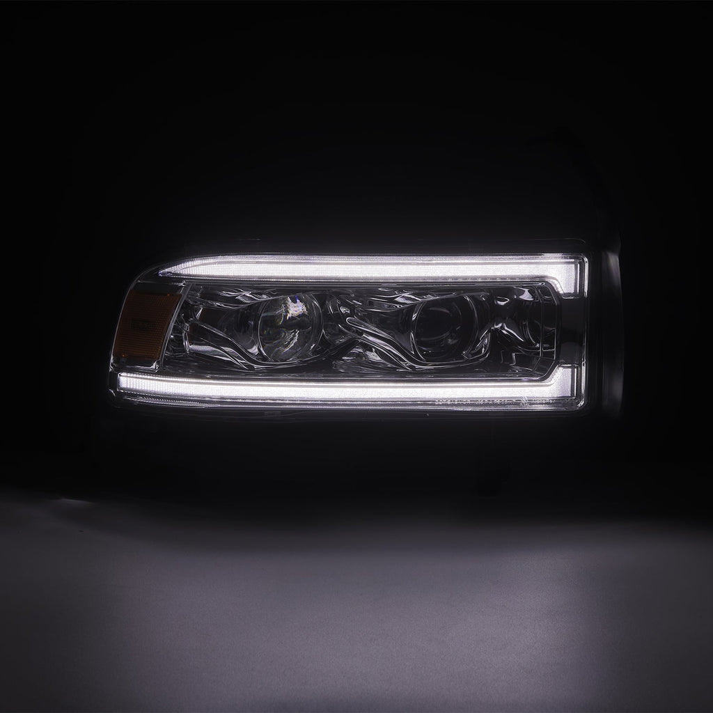 AlphaRex 94-01 Dodge Ram 1500/94-02 Ram 2500/3500 LUXX-Series LED Headlights Chrome