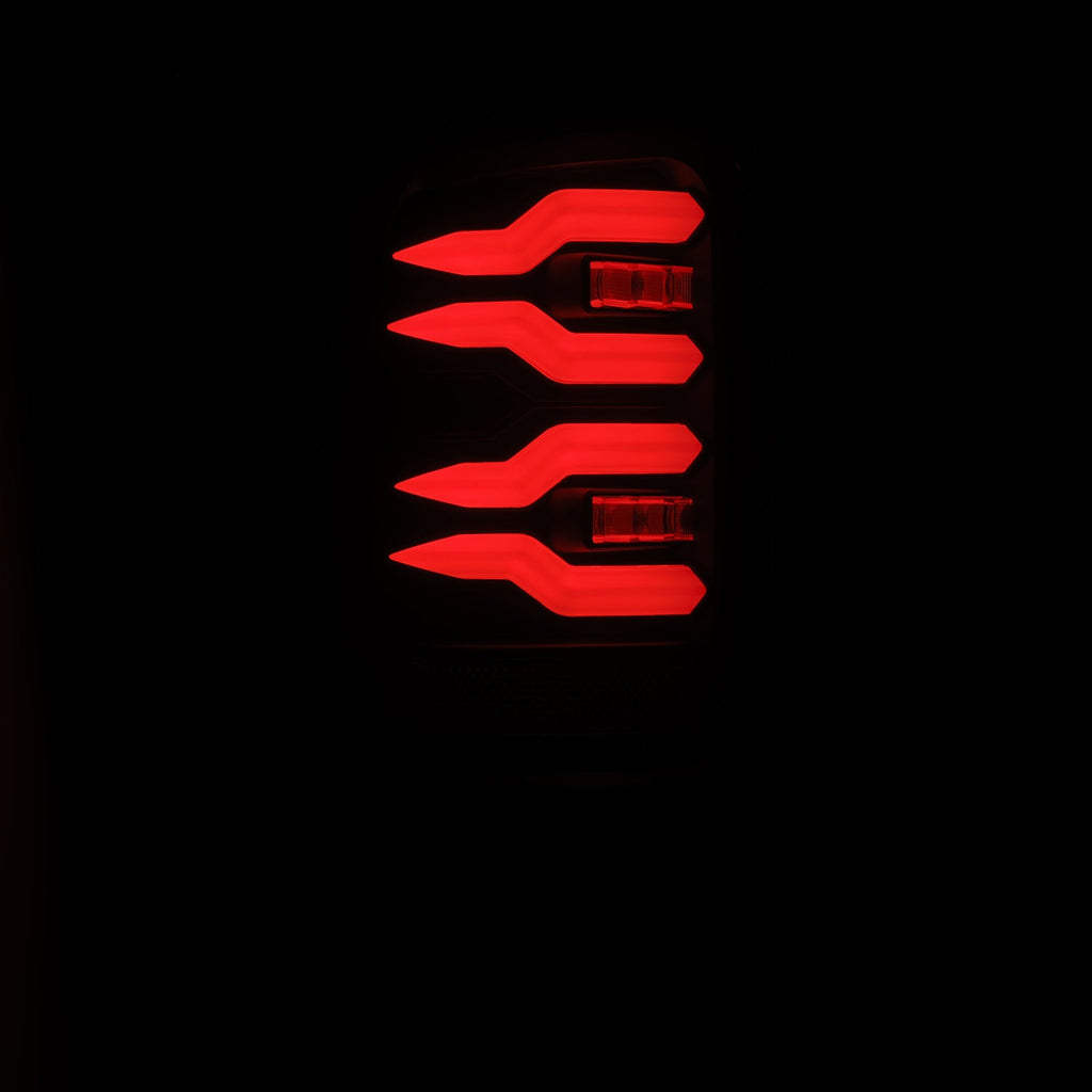 AlphaRex 94-01 Dodge Ram 1500/94-02 Ram 2500/3500 LUXX-Series LED Tail Lights Black Smoke