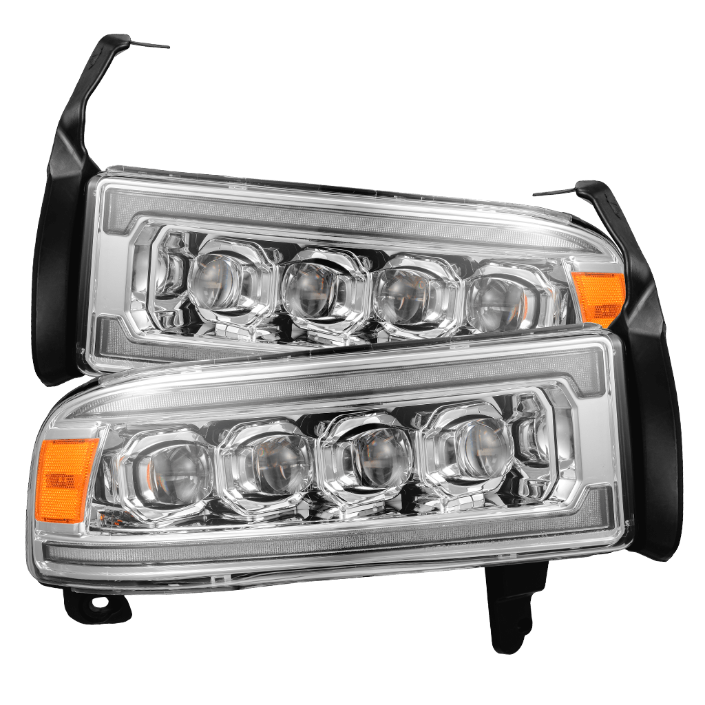 AlphaRex 94-01 Dodge Ram 1500/94-02 Ram 2500/3500 NOVA-Series LED Headlights Chrome