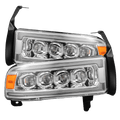 AlphaRex 94-01 Dodge Ram 1500/94-02 Ram 2500/3500 NOVA-Series LED Headlights Chrome