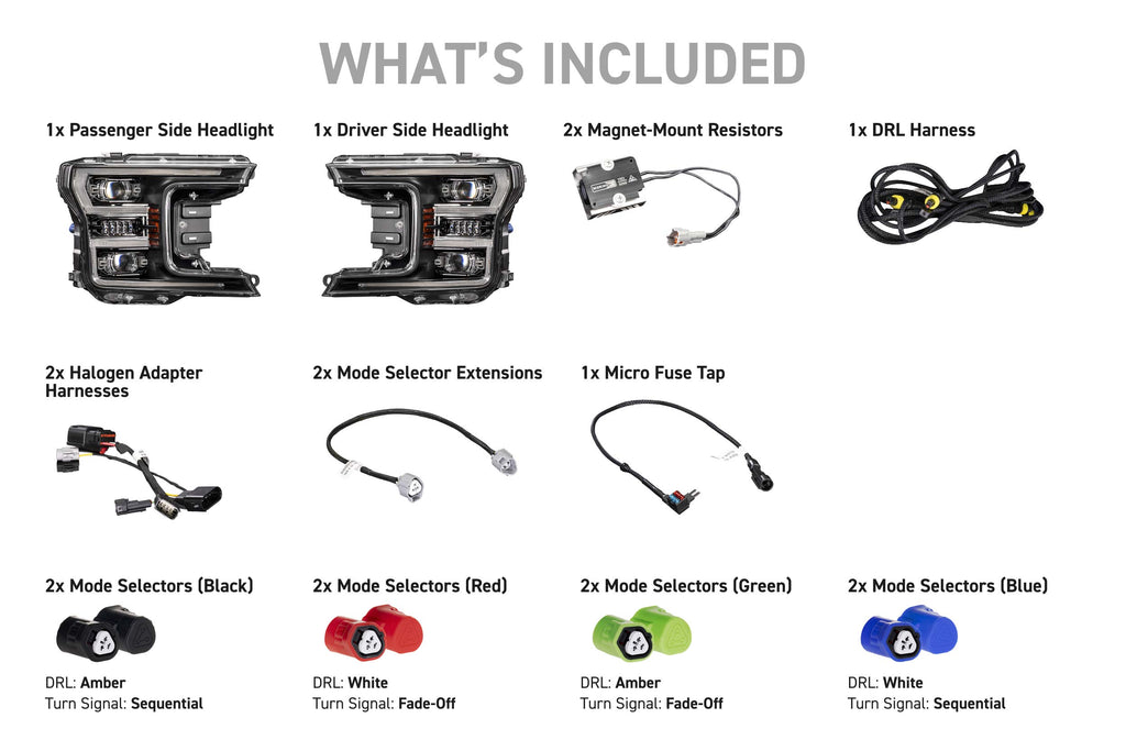 Morimoto 18-20 Ford F-150 XB Evo LED Headlights