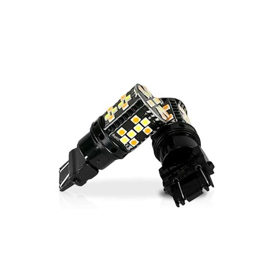 3157 3057 No Hyper Flash Canbus LED Bulbs Amber/White Switchback (2 Pack) product image