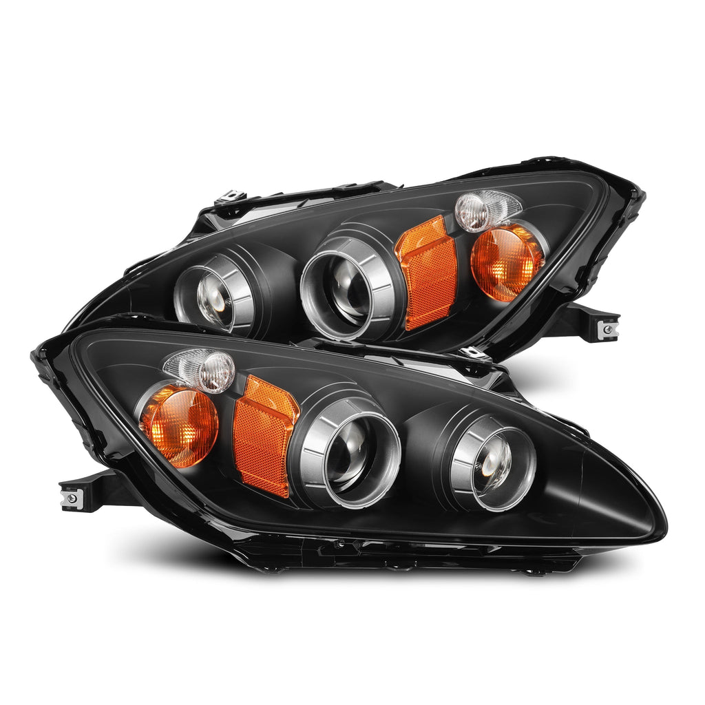 AlphaRex 99-09 Honda S2000 LUXX-Series LED Projector Headlights Black