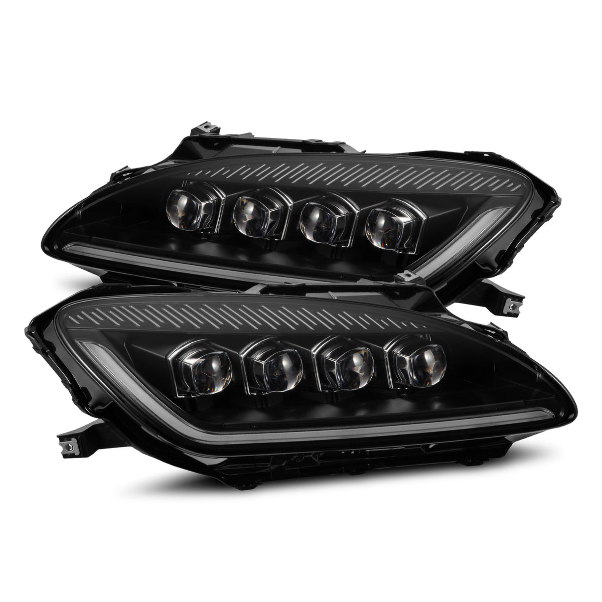 AlphaRex 99-09 Honda S2000 NOVA-Series LED Projector Headlights Black