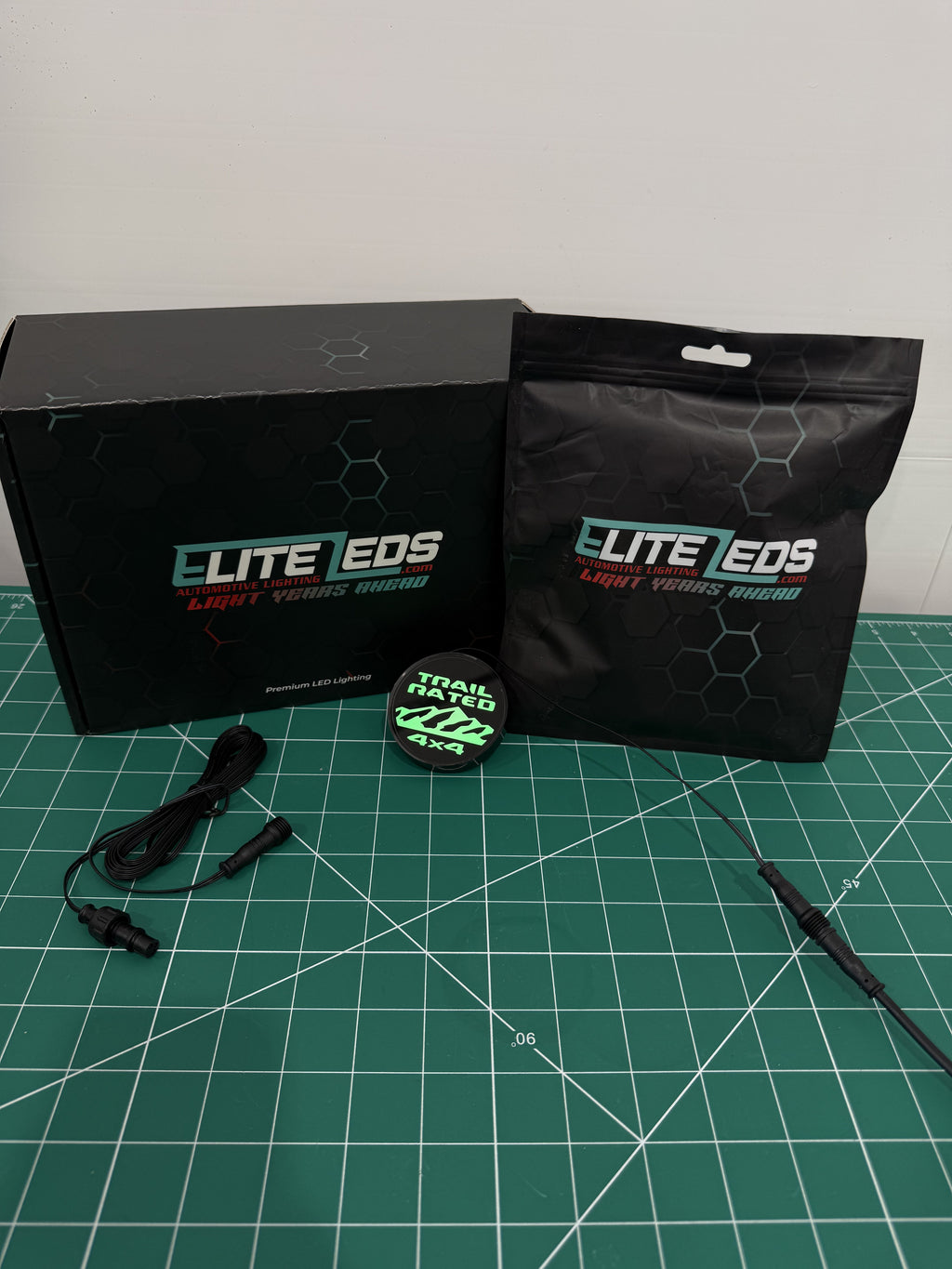 Trail Rated 4x4 LED Illuminated Badge — RGB Color Changing Emblem