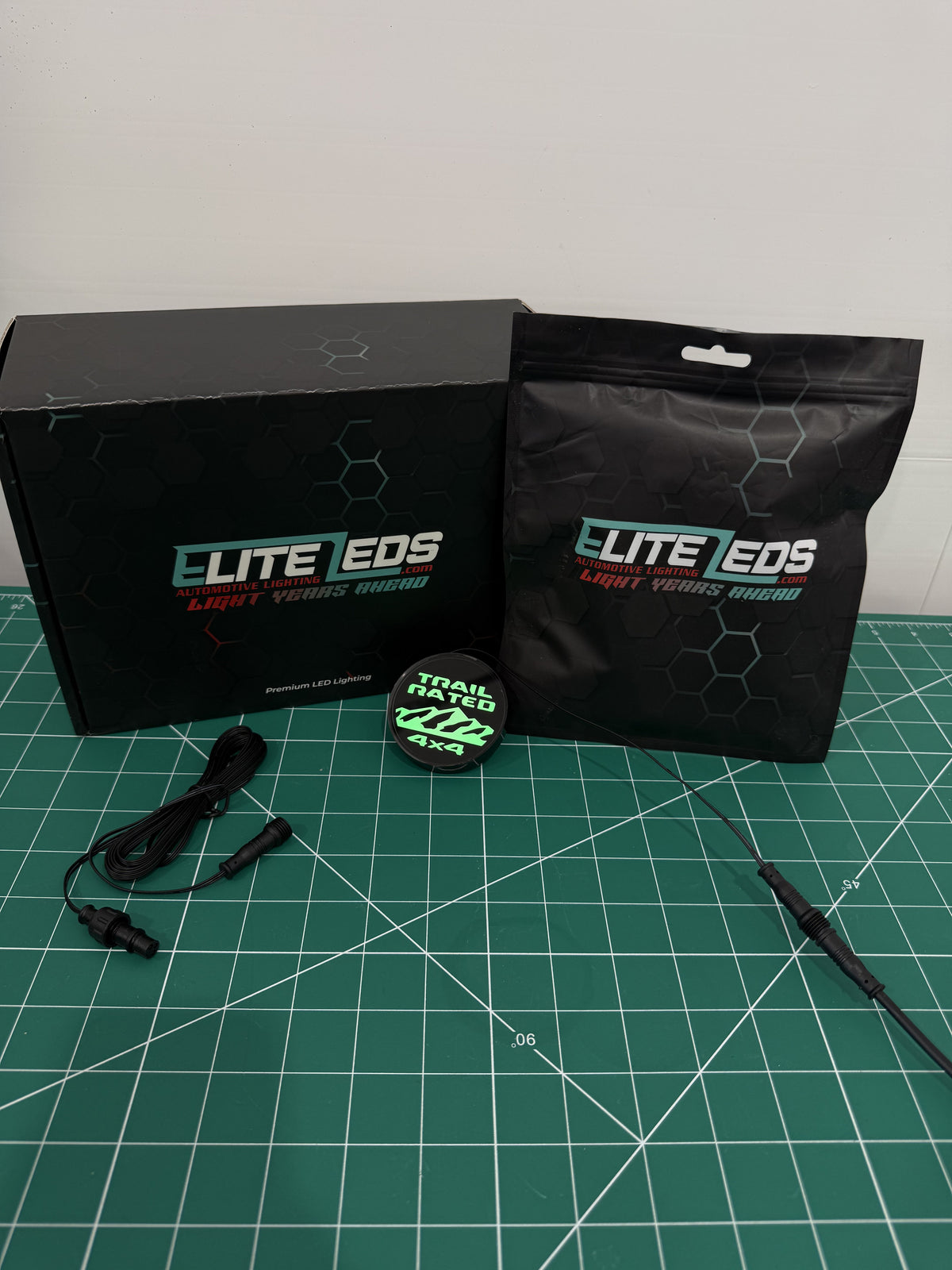 Trail Rated 4x4 LED Illuminated Badge — RGB Color Changing Emblem