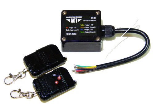 WR-02 Dual-Channel Wireless Relay Module — 2-Output Remote Control
