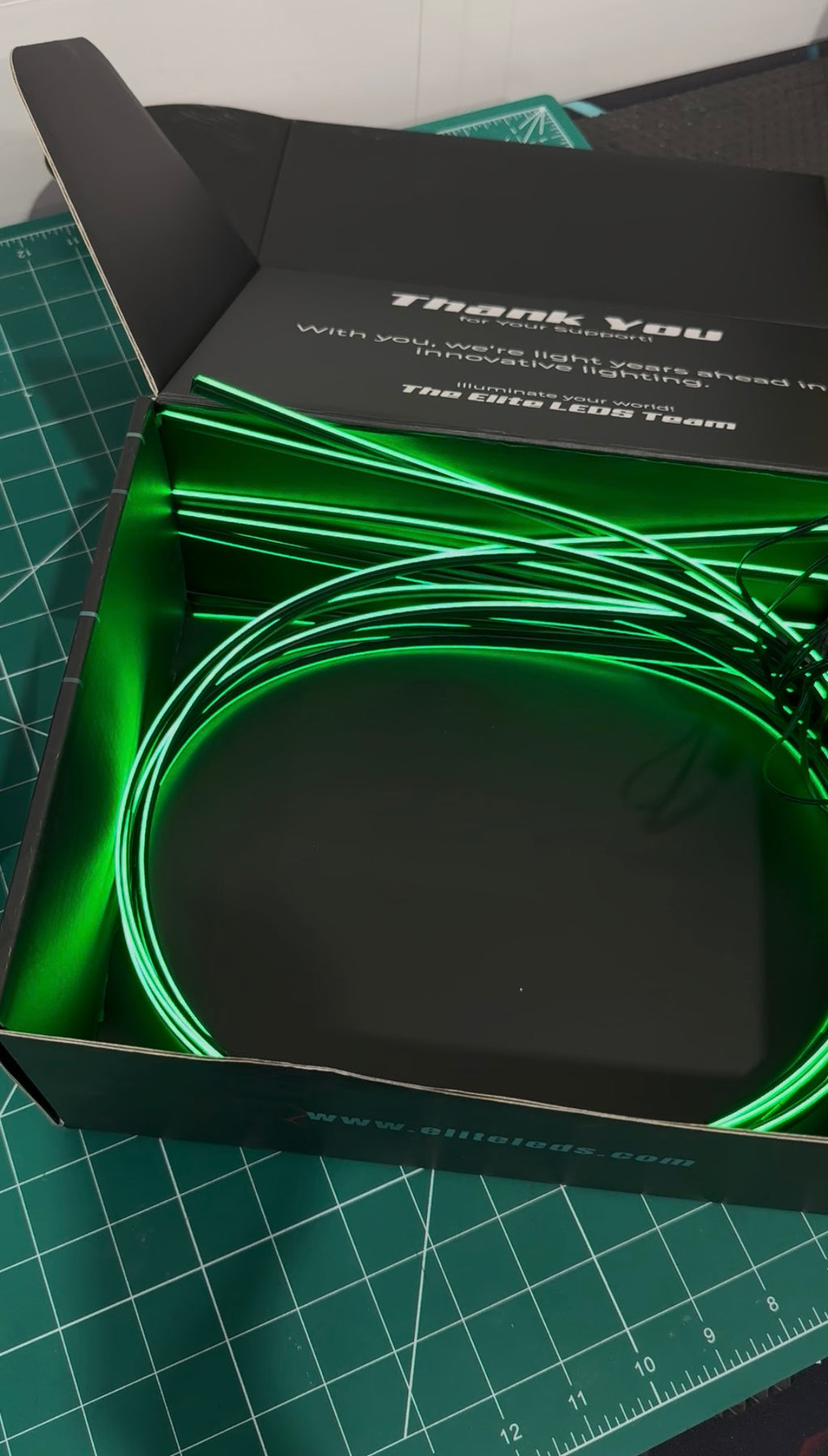 AMB-ELITE-8 fiber optic ambient lighting kit component detail