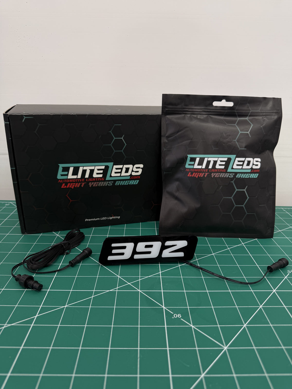 392 LED Illuminated Badge — RGB Color Changing Emblem