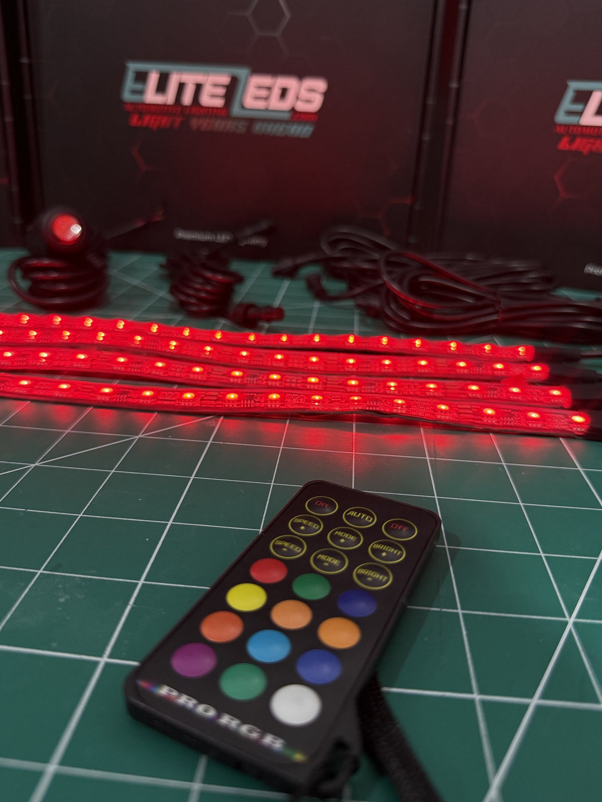 Footwell RGB LED Strip Kit (4-Piece) — Interior Floor Lighting