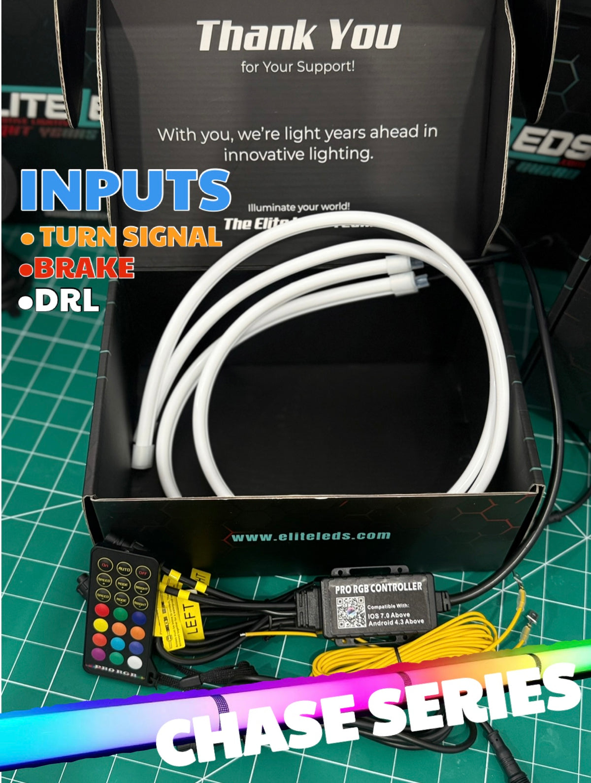 24" Dual-Function Sequential Chase Strip (DRL + RGB)