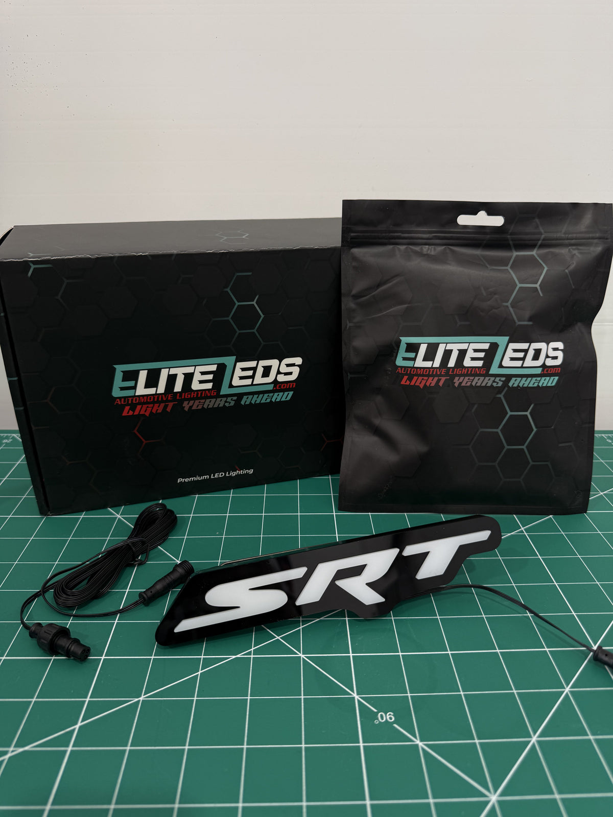 SRT LED Illuminated Badge — RGB Color Changing Emblem