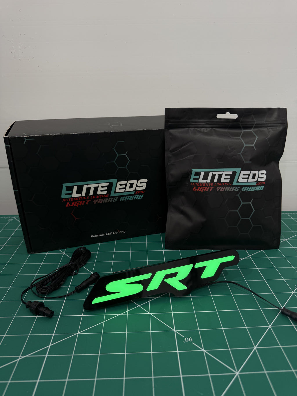 SRT LED Illuminated Badge — RGB Color Changing Emblem