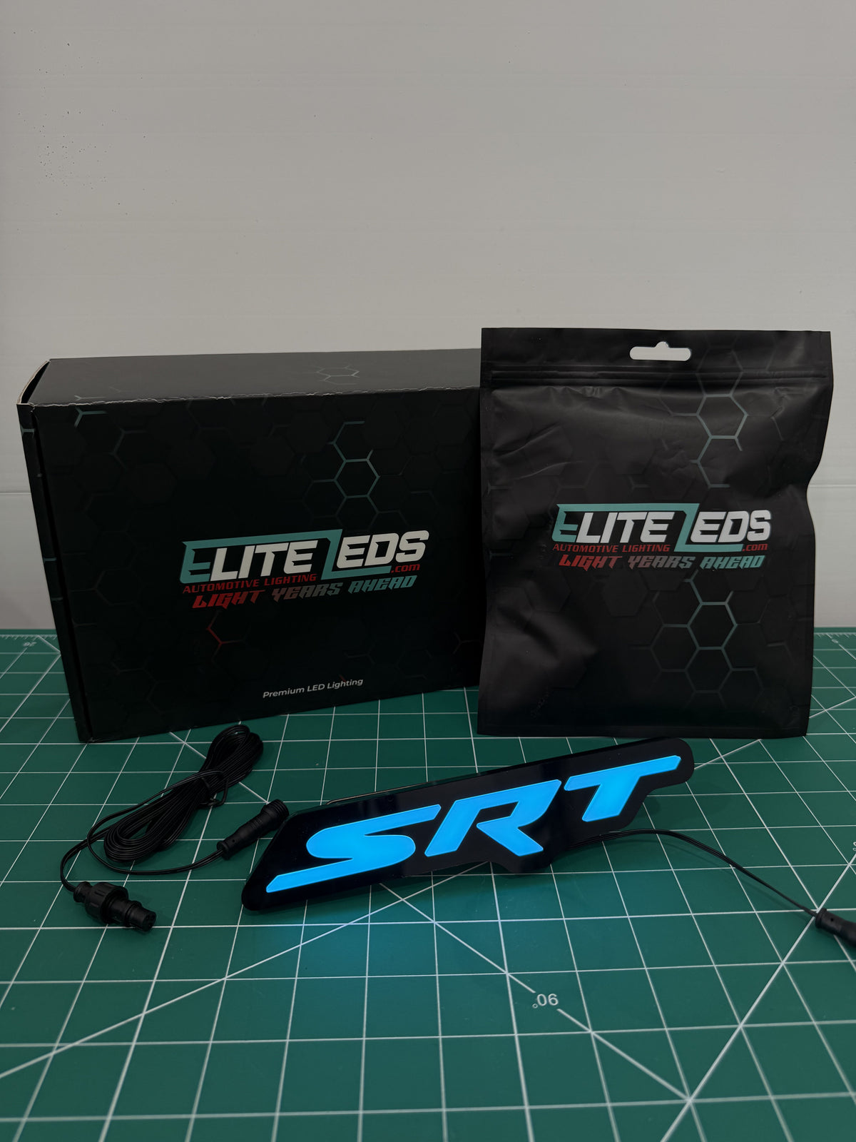 SRT LED Illuminated Badge — RGB Color Changing Emblem