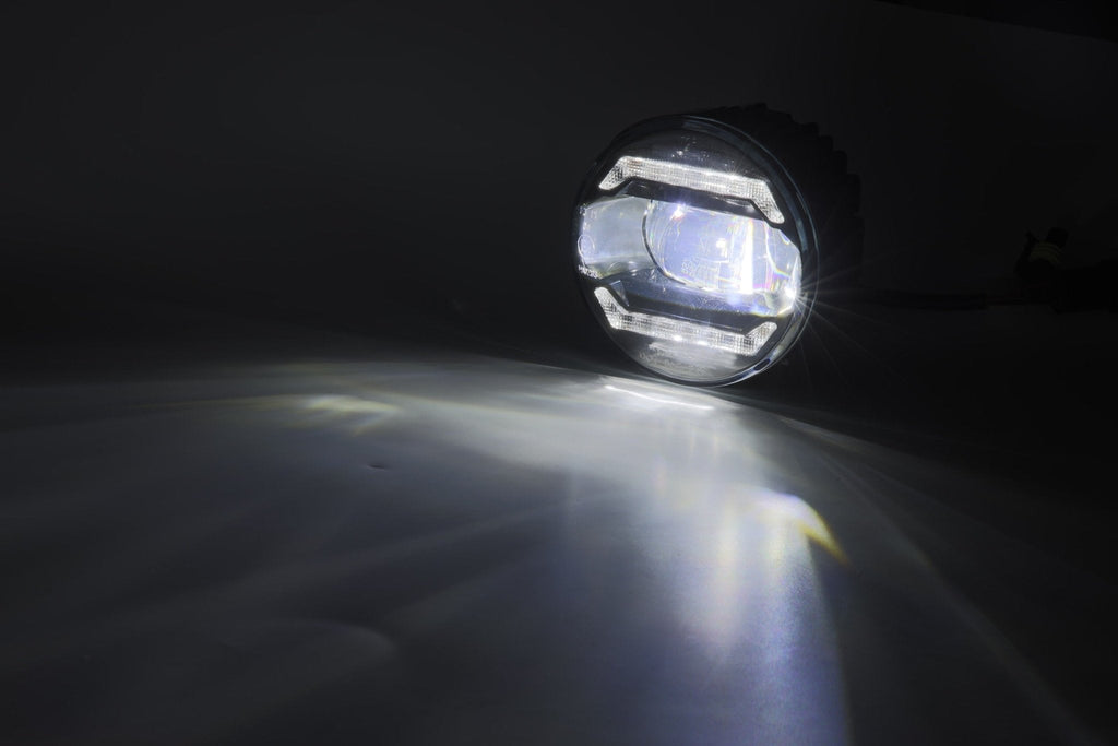 AlphaRex 19-23 Ford Ranger DoubleTap Dual Color LED Projector Fog Lights