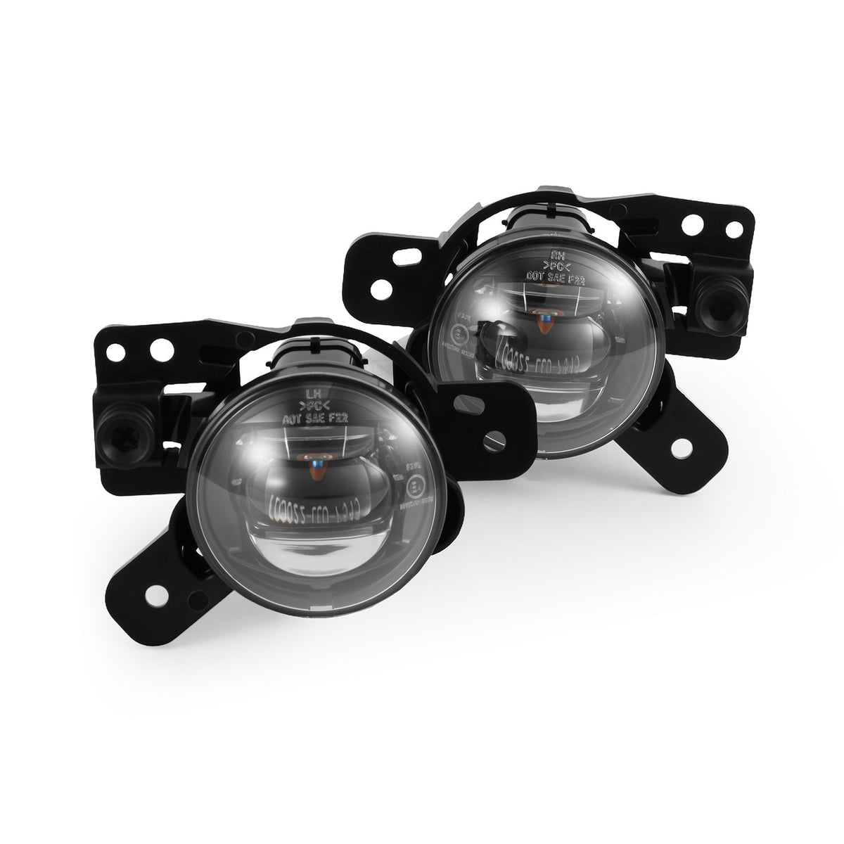 AlphaRex Universal Chevrolet/GMC/Buick LED Projector Fog Lights (Yellow Output Only)