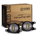 AlphaRex 24-26 Toyota Land Cruiser DoubleTap Dual Color LED Projector Fog Lights
